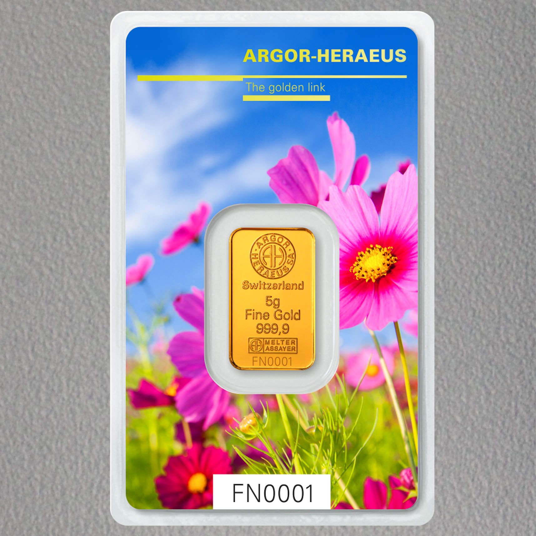 Goldbarren (4x 5g) "Following Nature" ARGOR - Detailansicht 7