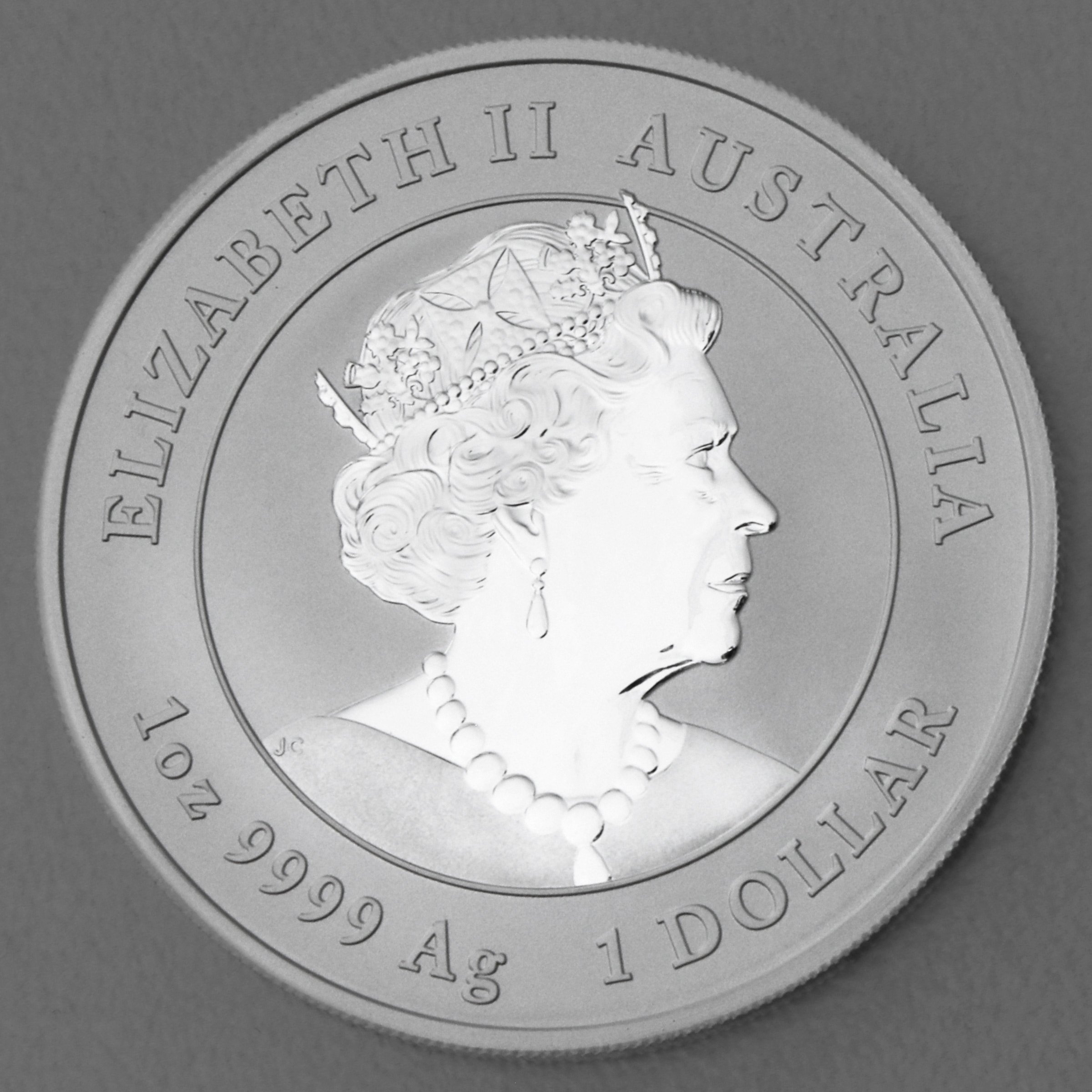 Silbermünze 1oz "Hase" 2023 Lunar III – Year of the Rabbit diff. (Australien) - Detailansicht 1