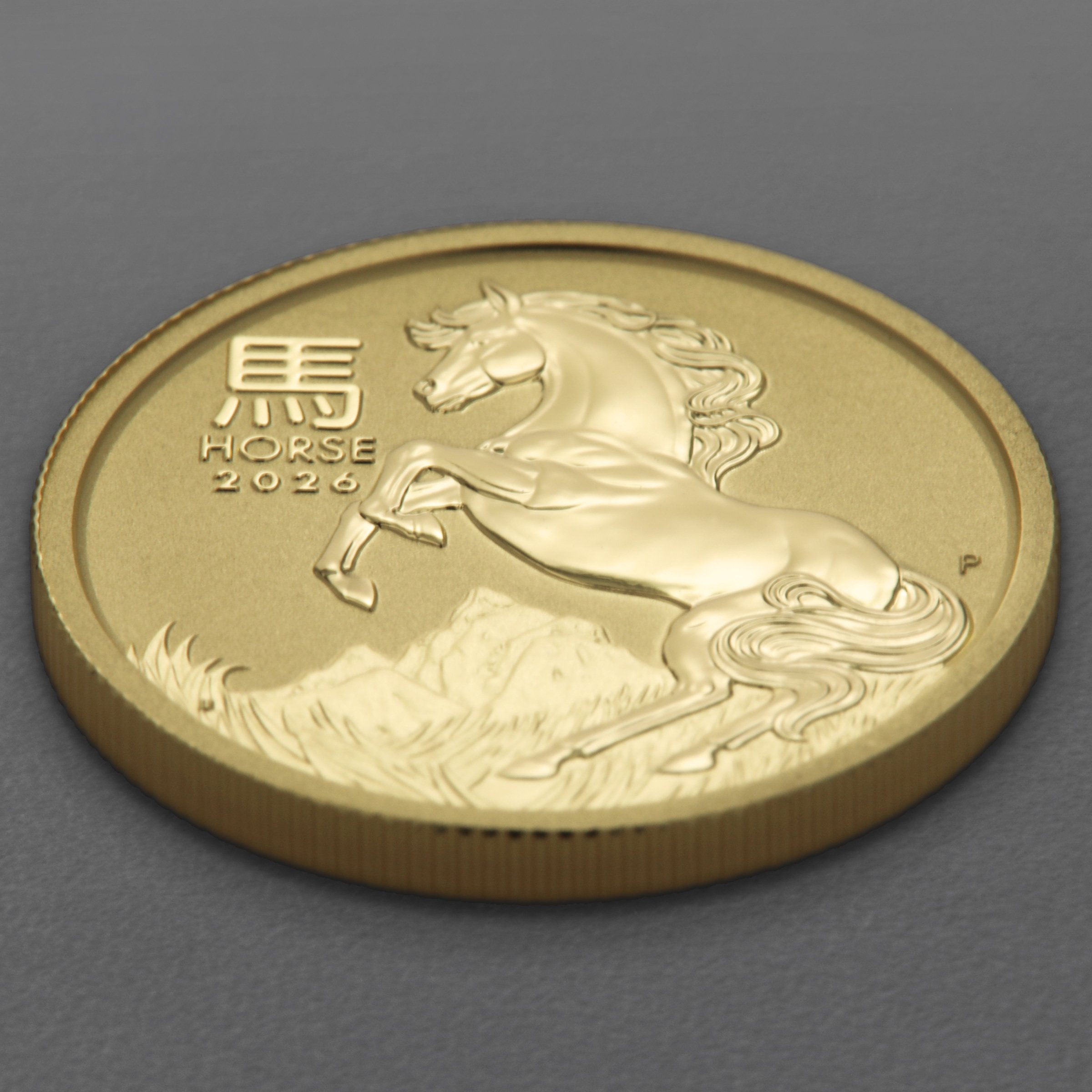 Goldmünze 1/4oz "Pferd" 2026 Lunar III – Year of the Horse (Australien) - Detailansicht 2