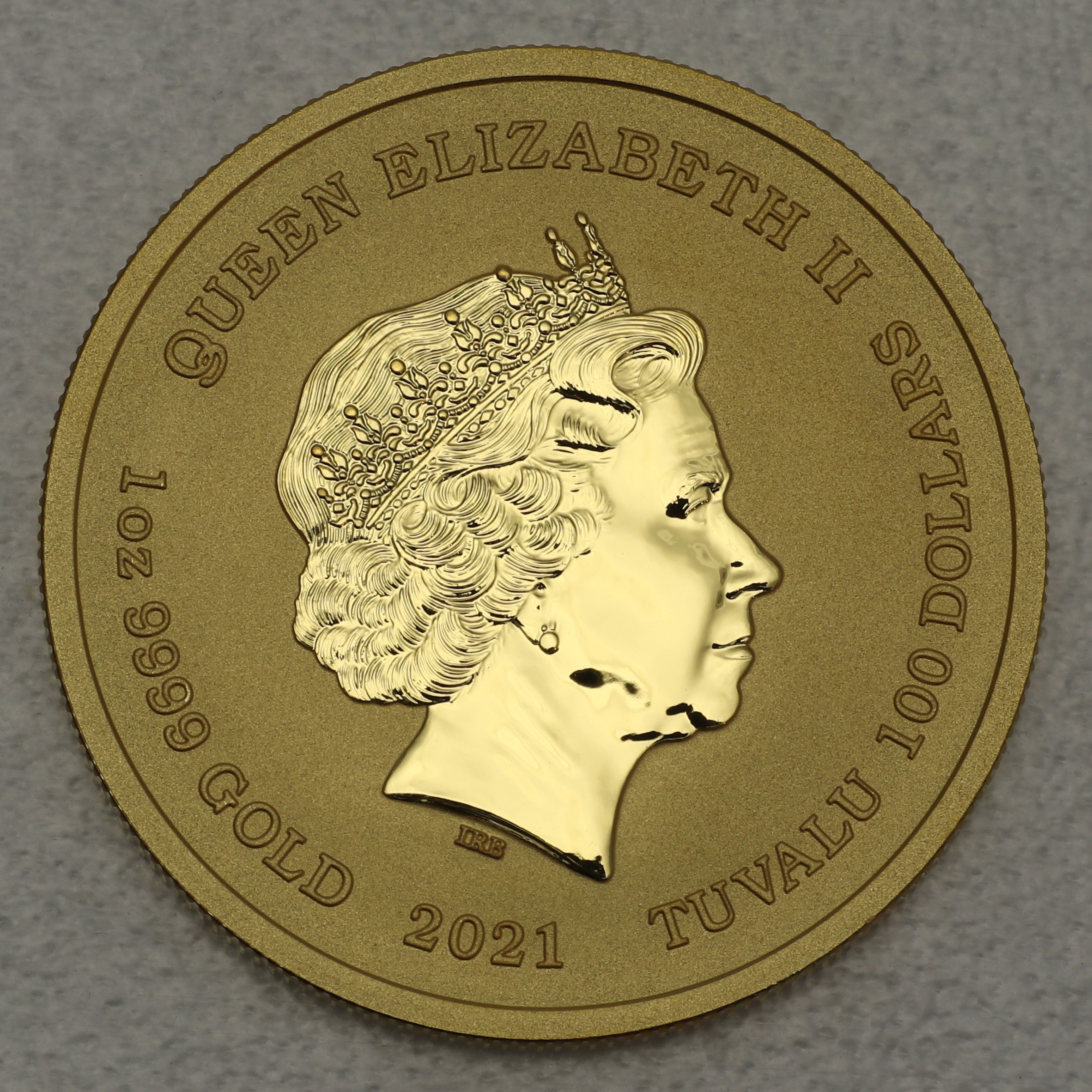 Goldmünze 1oz "Zeus" 2021 Gods of Olympus (Tuvalu) - Detailansicht 1