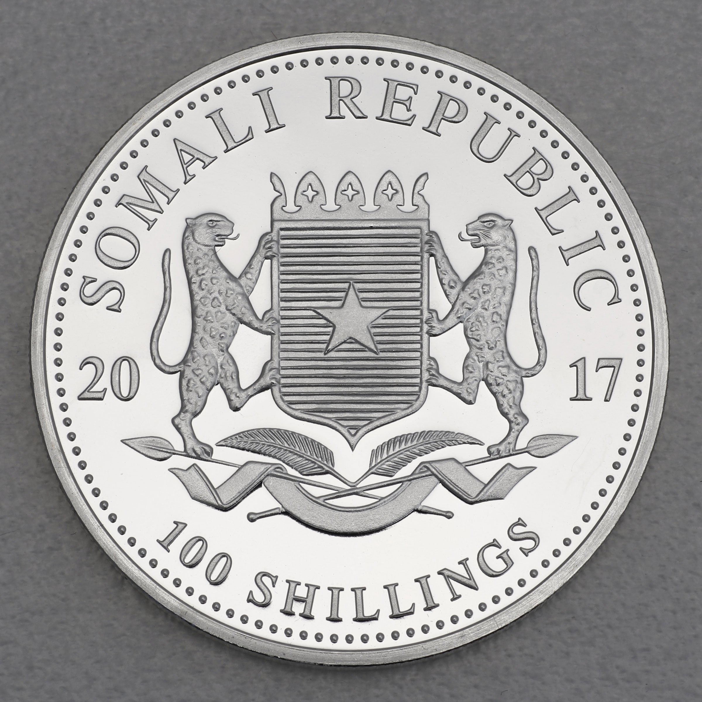 Silbermünze 1oz "Elefant" 2017 African Wildlife (Somalia) - Detailansicht 1