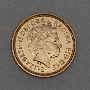 Goldmünze 5 Sovereign "Elizabeth II." 2005 (Großbritannien) - Miniaturansicht 2