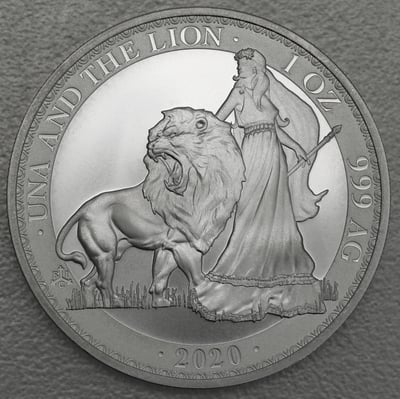 Silbermünze 1oz "Una and the Lion" 2020 (St. Helena) - Miniaturansicht 1