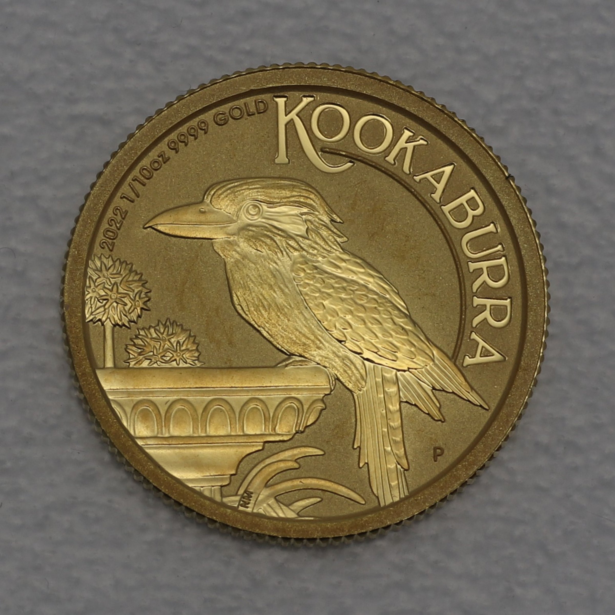 Goldmünze 1/10oz "Kookaburra" 2022 (Australien) - Hauptansicht