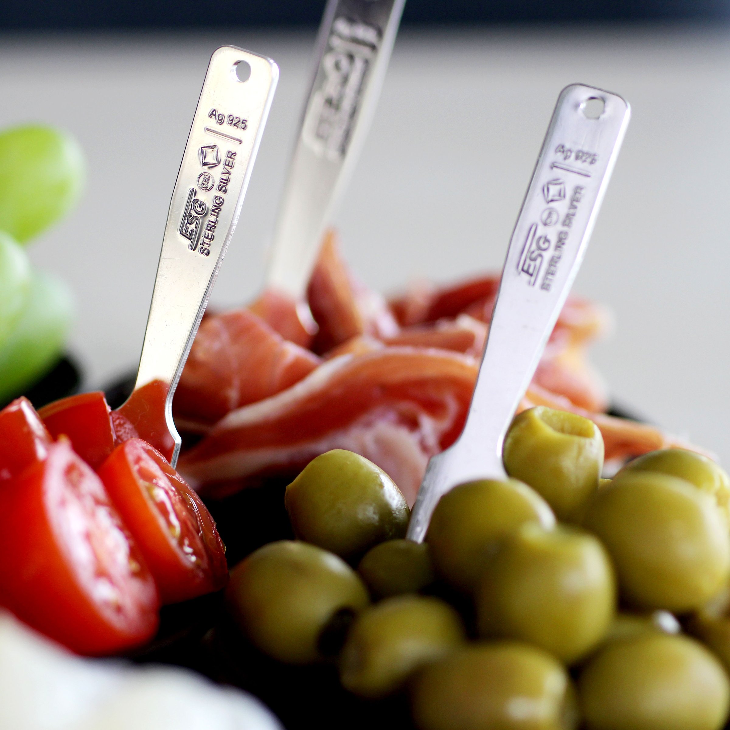Gourmet-Gabel "Party-Picker" Sterling-Silber - Detailansicht 7