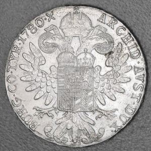 Silbermünze "1 Maria Theresien Taler" (Österreich) - Miniaturansicht 4