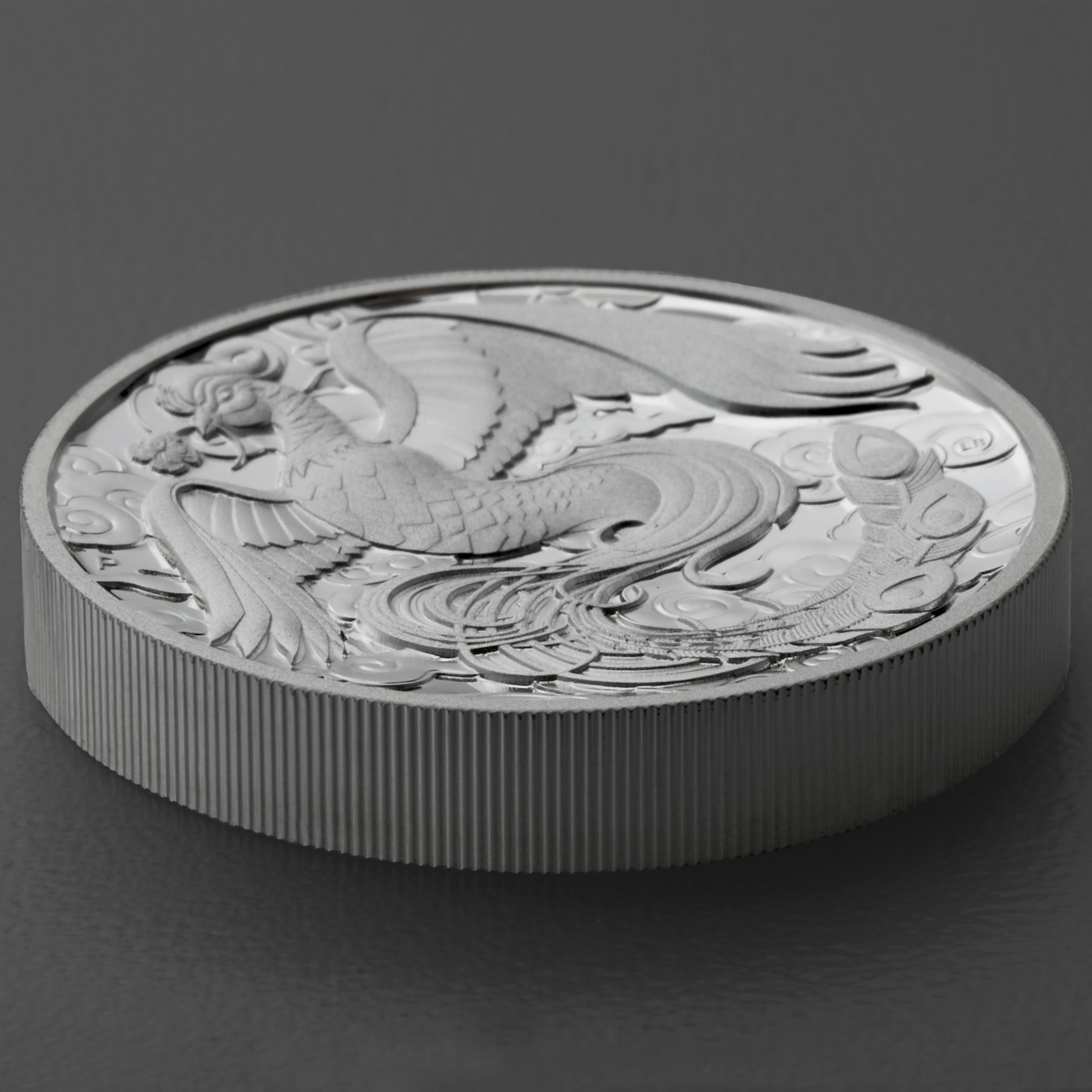 Silbermünze 2oz "Phoenix" 2022 (PP/HR) Chinese Myths & Legends (Australien) - Detailansicht 2