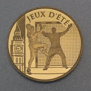 Goldmünze 50 Euro "Handball" 2010 (Frankreich) - Miniaturansicht 1