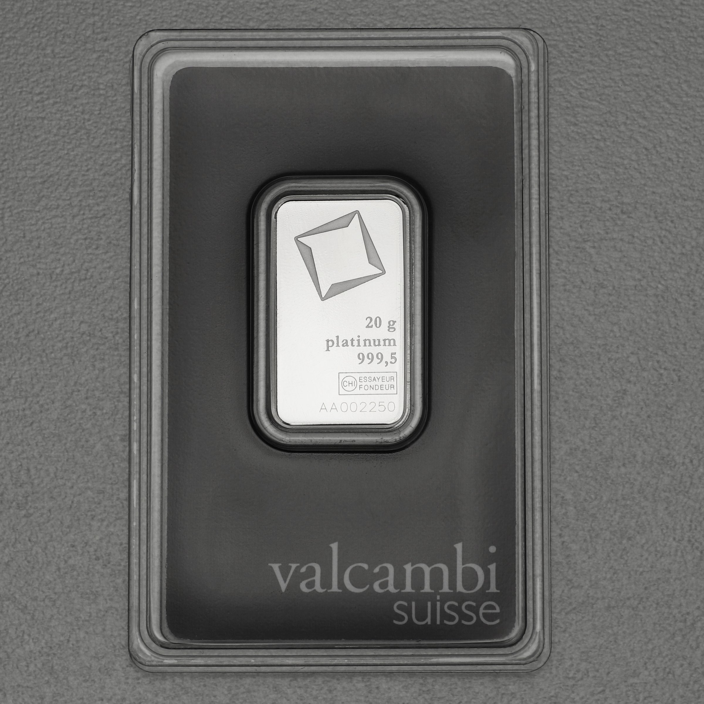 Platinbarren 20g VALCAMBI (Pt) - Hauptansicht