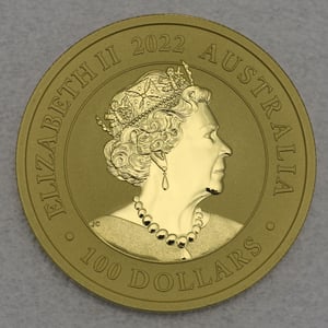 Goldmünze 1oz "Schwan" 2022 Australian Gold Swan (Australien) - Miniaturansicht 2