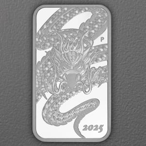 Silbermünzbarren 1oz "Rectangular Dragon" 2025 (PP) (Australien) - Hauptansicht
