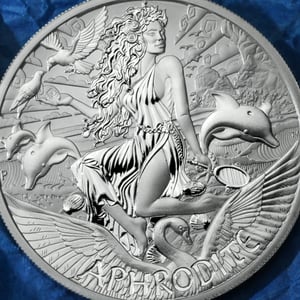 Silbermünze 1oz "Aphrodite" 2022 Gods of Olympus 19% (Tuvalu) - Miniaturansicht 5