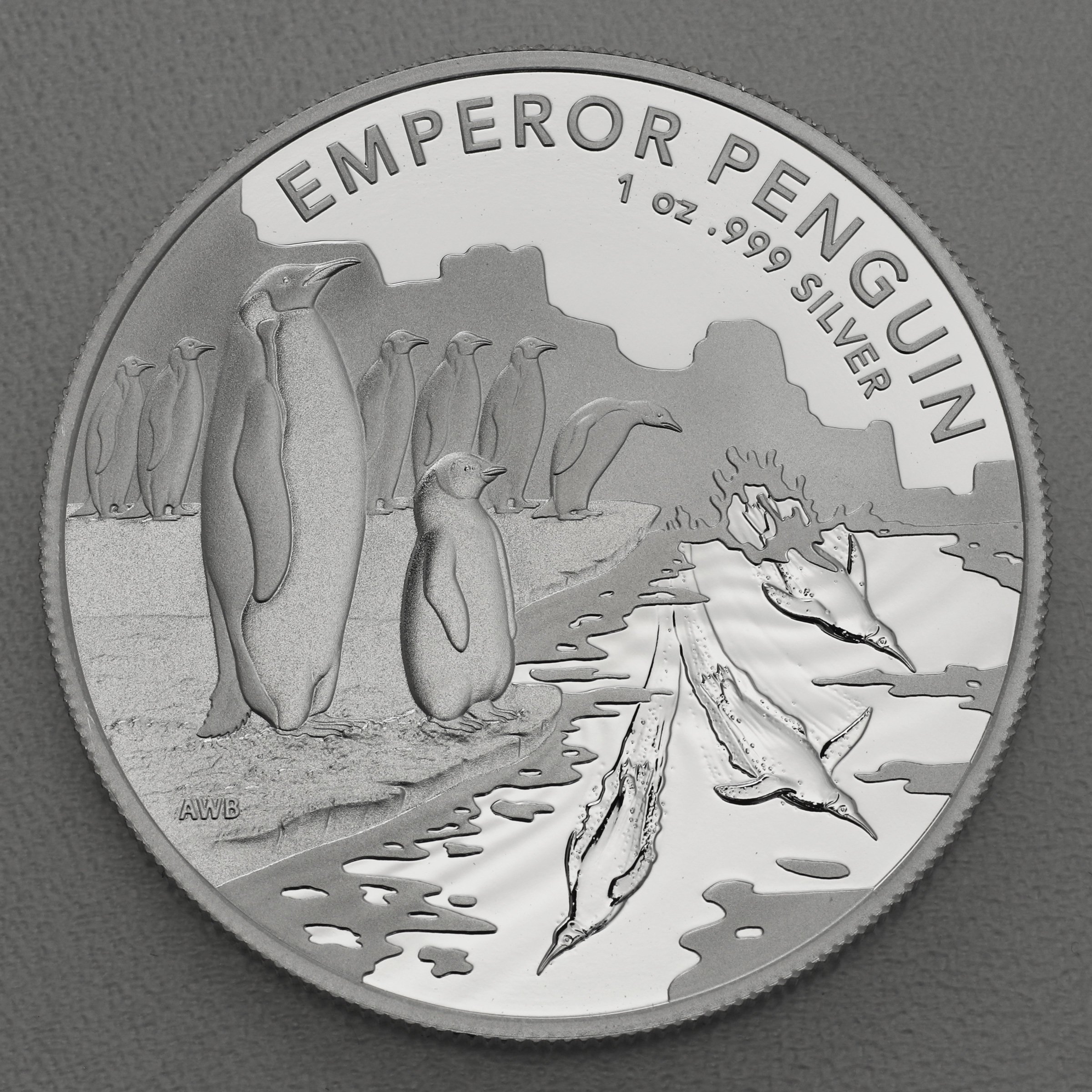 Silbermünze 1oz "Emperor Penguin" 2023 Australian Antarctic Territory (Australien) - Hauptansicht
