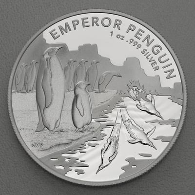 Silbermünze 1oz "Emperor Penguin" 2023 Australian Antarctic Territory (Australien) - Hauptansicht