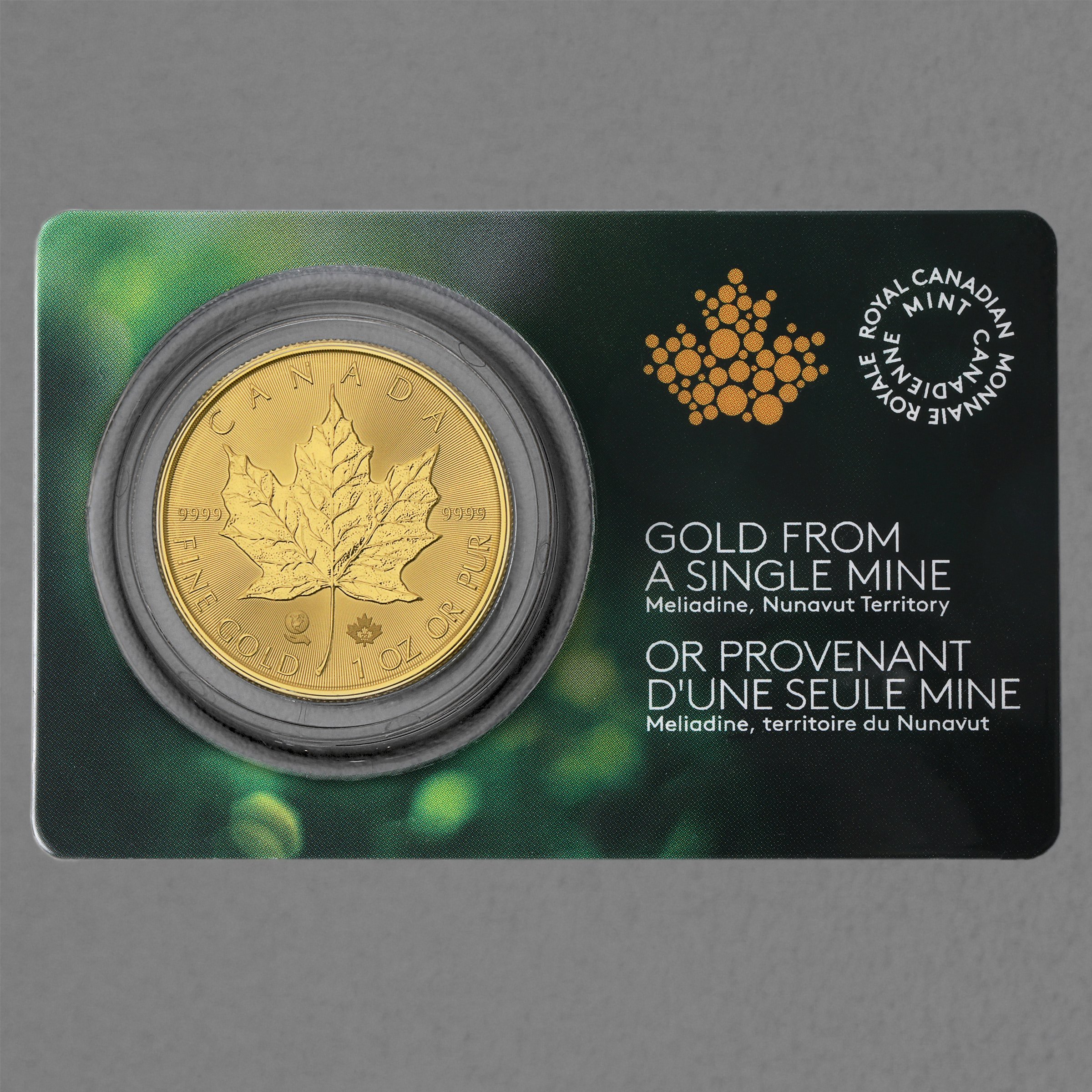 Goldmünze 1oz "Maple Leaf" 2022 Gold from a single mine – Meliadine (Kanada) - Detailansicht 2