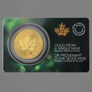 Goldmünze 1oz "Maple Leaf" 2022 Gold from a single mine – Meliadine (Kanada) - Miniaturansicht 3