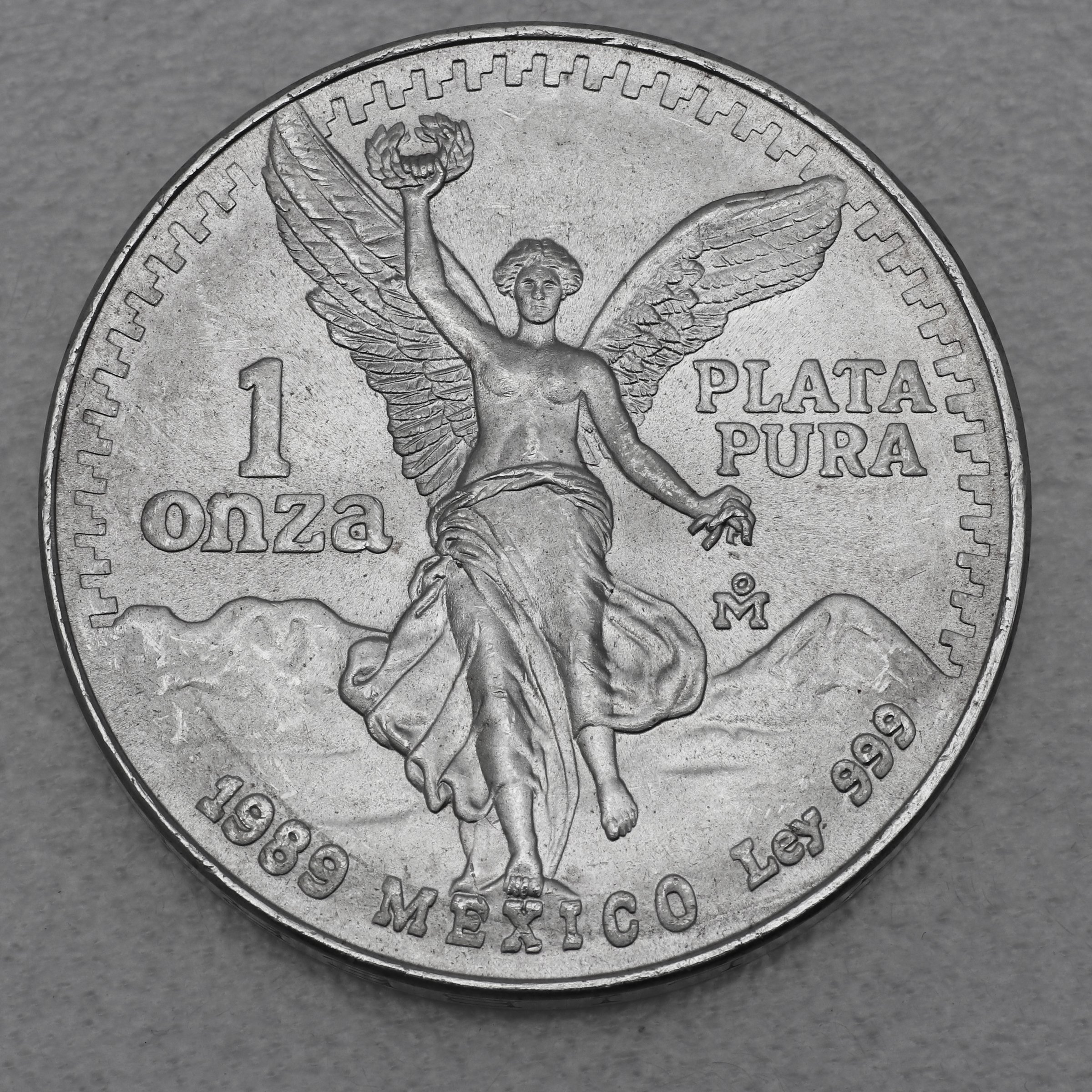 Silbermünze 1oz "Libertad" 1989 (Mexiko) - Hauptansicht