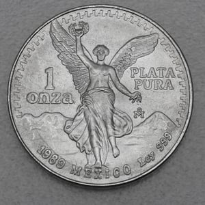 Silbermünze 1oz "Libertad" 1989 (Mexiko) - Miniaturansicht 1