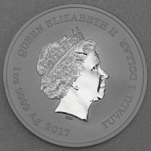 Silbermünze 1oz "Spiderman" 2017 Marvel (Tuvalu) - Miniaturansicht 2