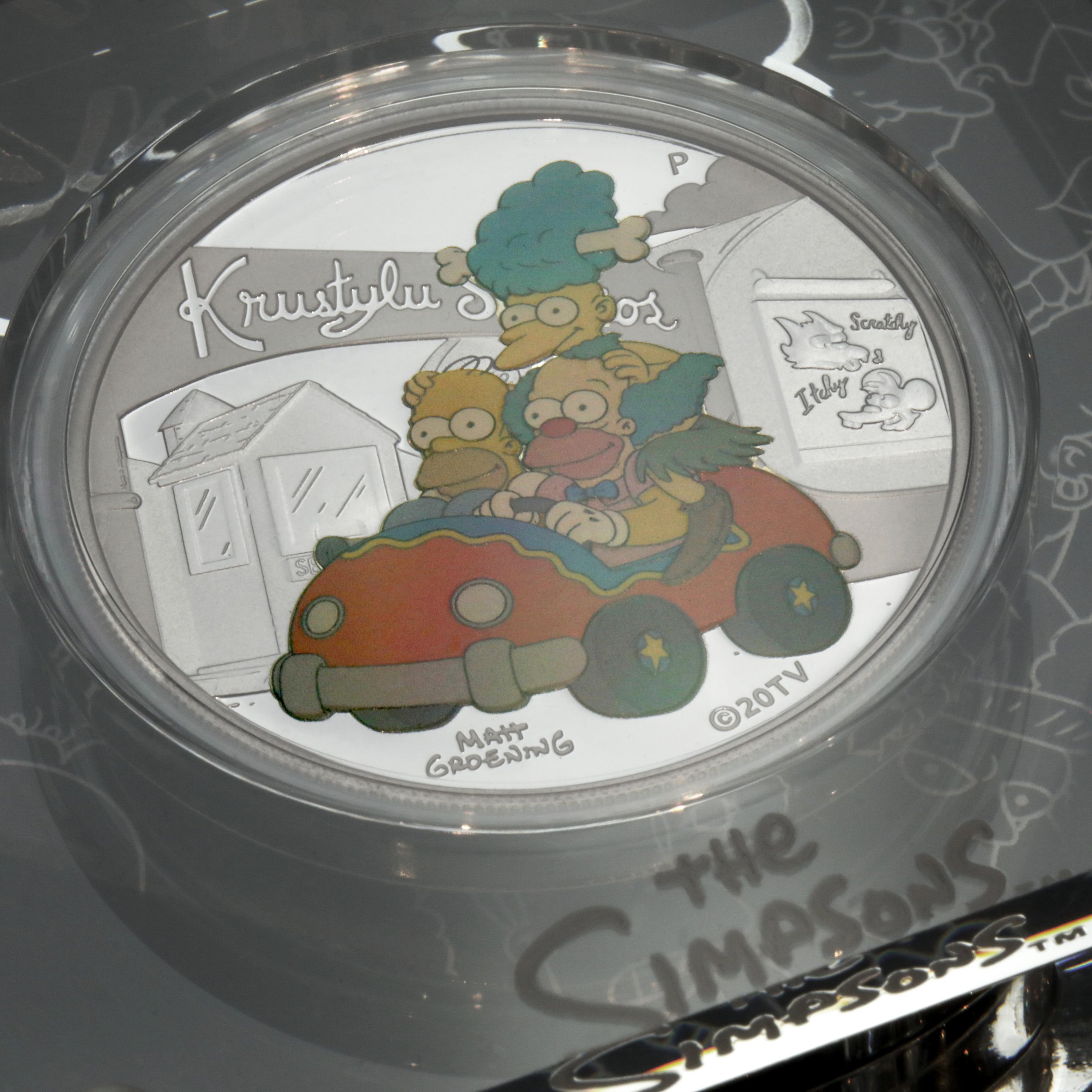 Silbermünze 1oz "Krustylu Studios" 2022 (PP/kol.) The Simpsons 19% (Tuvalu) - Detailansicht 4