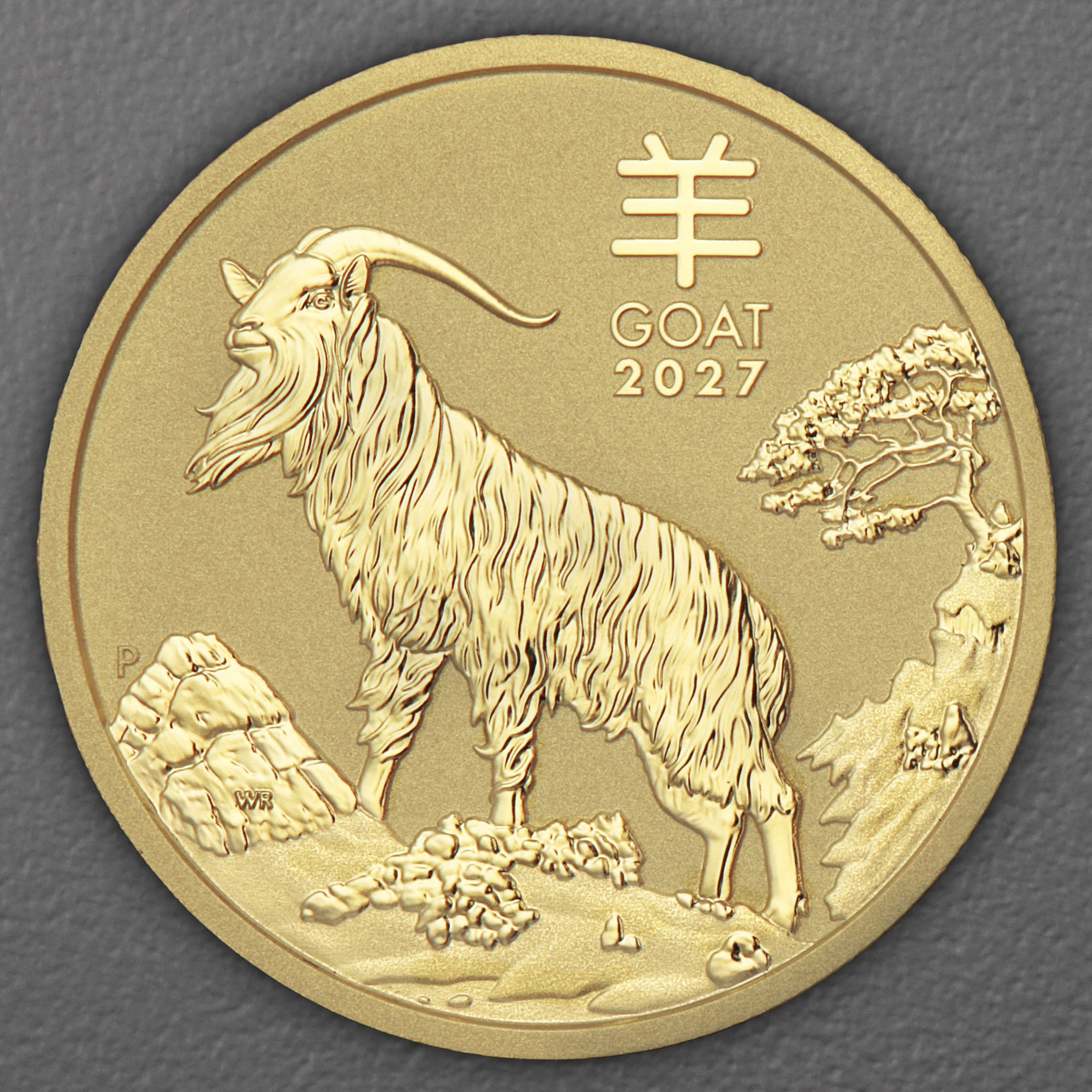 Goldmünze 1oz "Ziege" 2027 Lunar III – Year of the Goat (Australien) - Hauptansicht