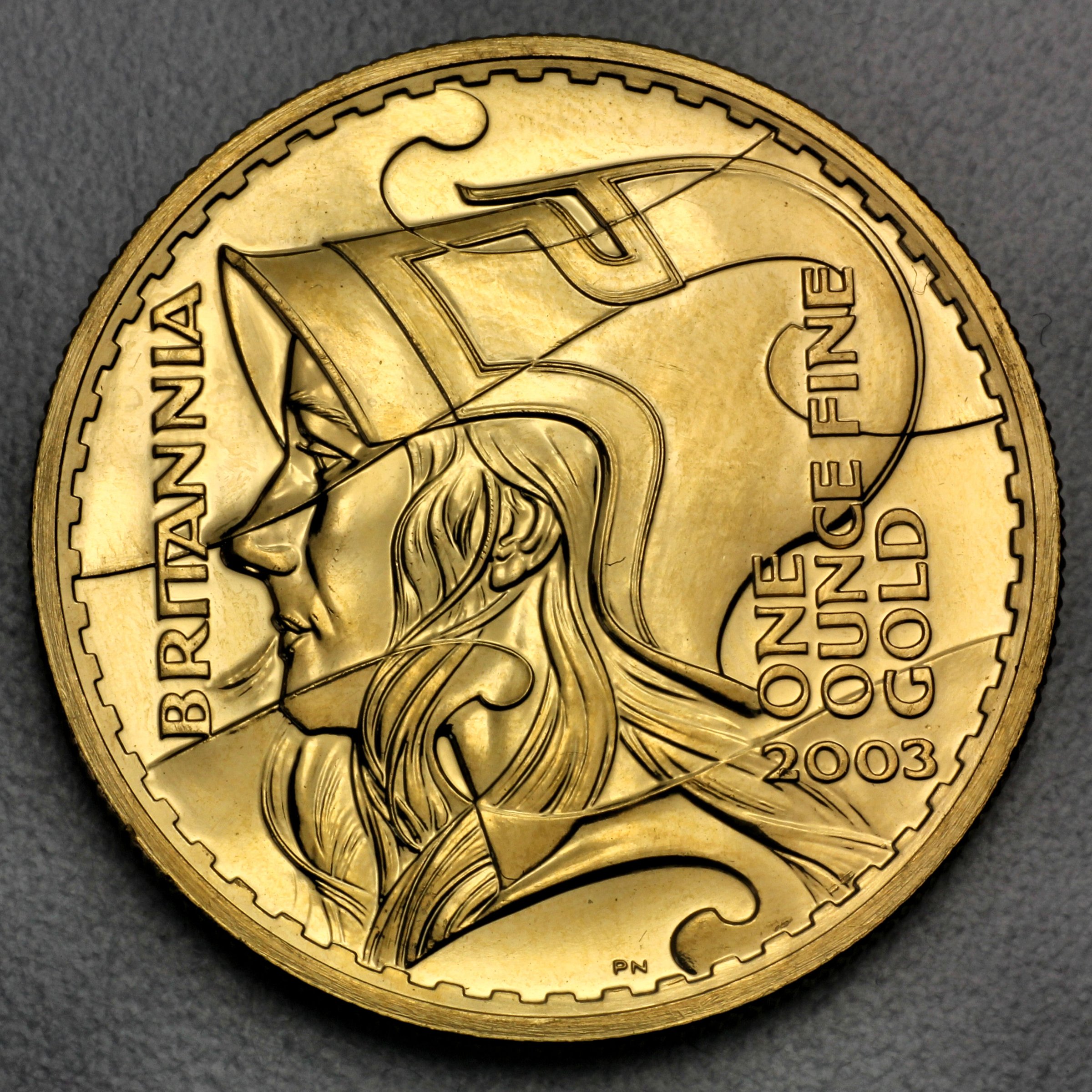 Goldmünze 1oz "Britannia" vor 2013 (22kt) (Großbritannien) - Detailansicht 2