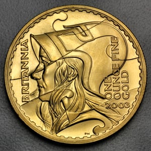 Goldmünze 1oz "Britannia" vor 2013 (22kt) (Großbritannien) - Miniaturansicht 3
