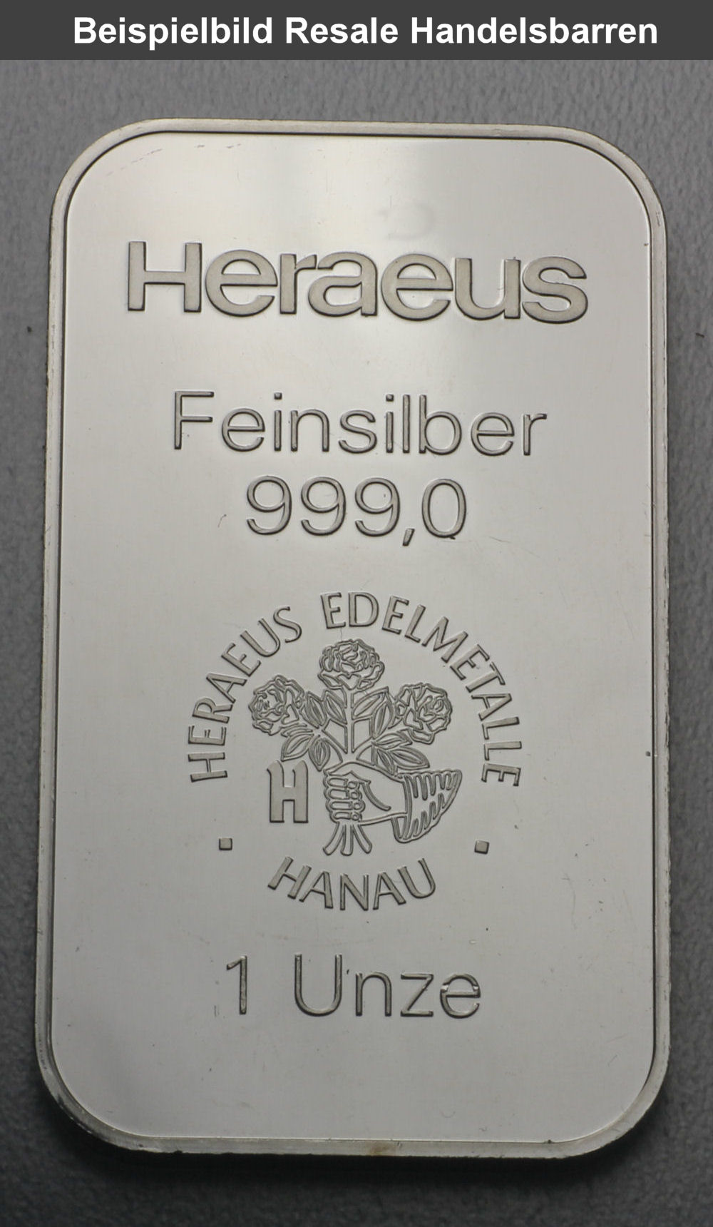 Silberbarren 1oz (Resale) - Detailansicht 3