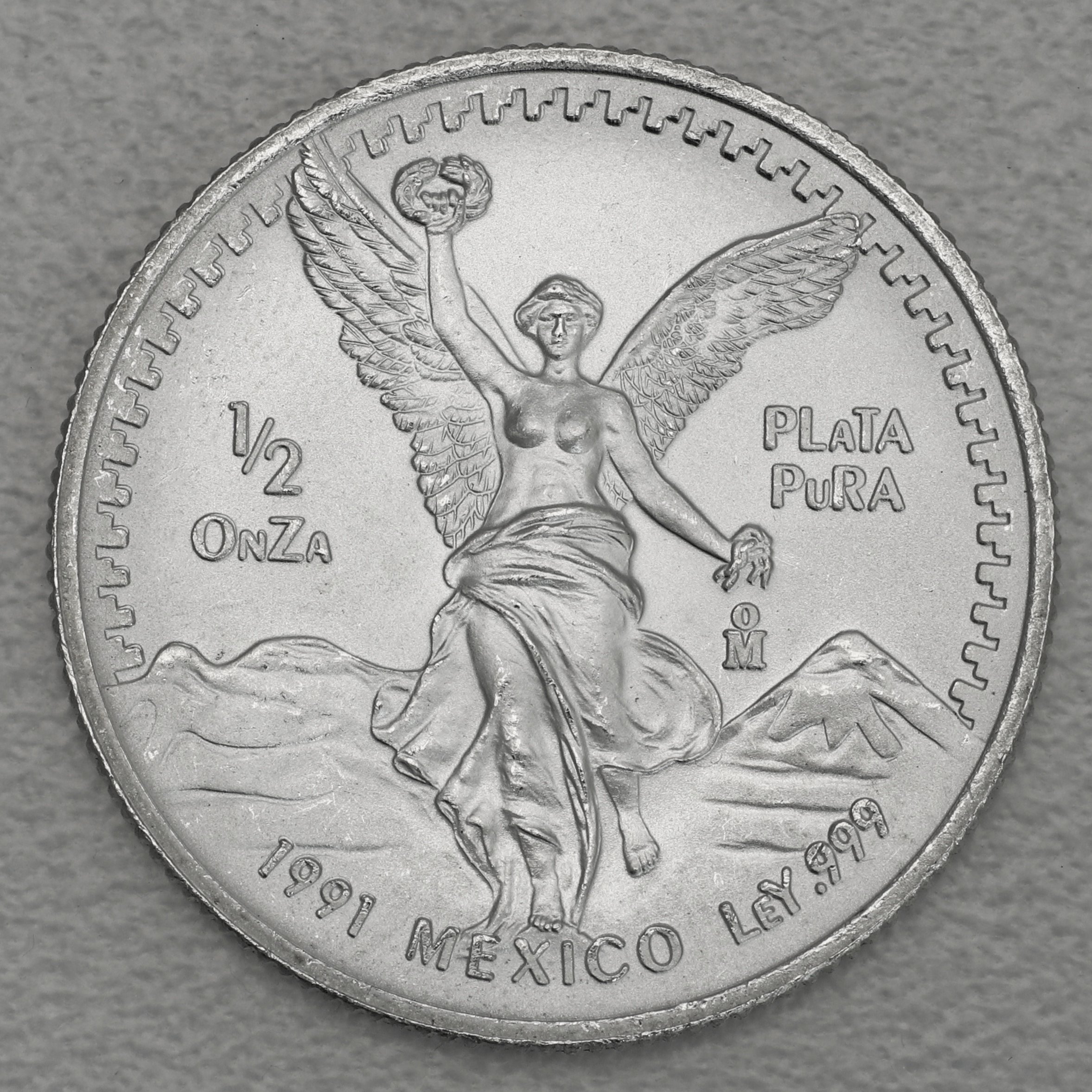 Silbermünze 1/2oz "Libertad" 1991 (Mexiko) - Hauptansicht