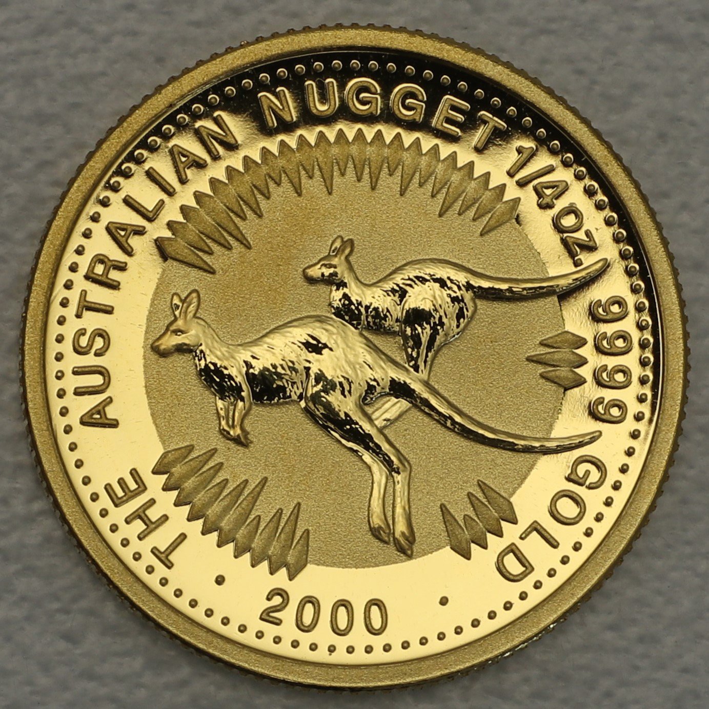Goldmünze 1/4oz "Känguru" 2000 Australian Nugget (Australien) - Hauptansicht