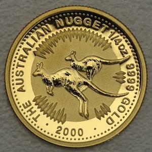 Goldmünze 1/4oz "Känguru" 2000 Australian Nugget (Australien) - Hauptansicht