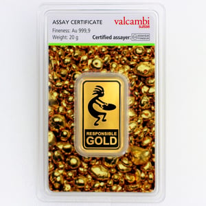 Goldbarren 20g "Auropelli" Responsible-Gold - Hauptansicht