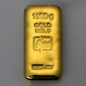 Goldbarren 1000g Au ESG, gegossen - Hauptansicht