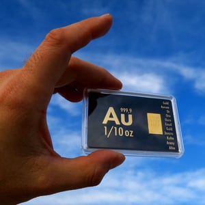 Goldbarren 1/10oz "Au International" (Motivbox) - Miniaturansicht 3
