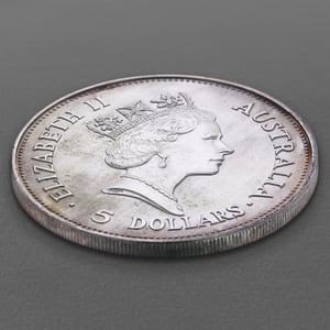 Silbermünze 1oz "Kookaburra" 1990 diff. (Australien) - Miniaturansicht 4
