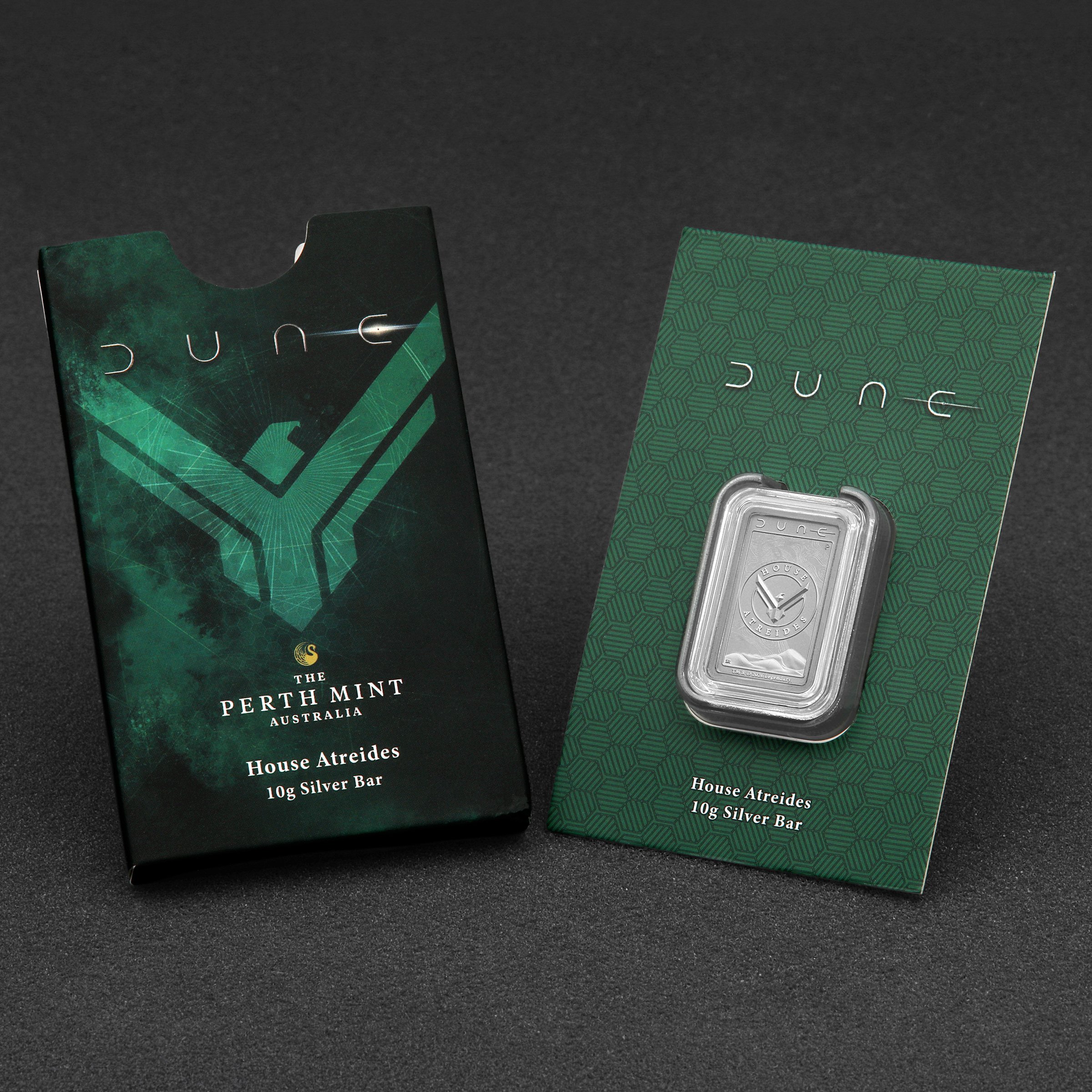 Silberbarren 10g THE PERTH MINT "Dune – House Atreides" geprägt - Detailansicht 8