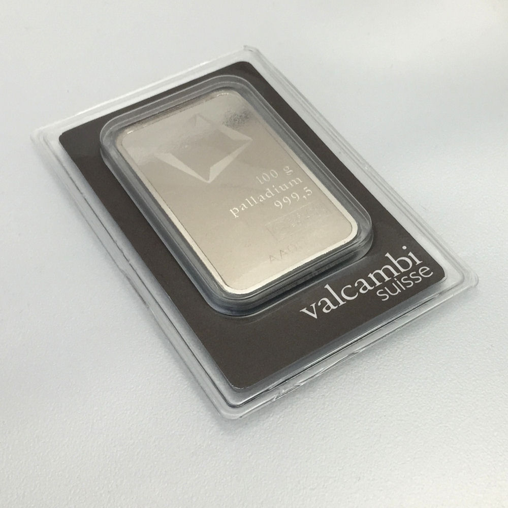 Palladiumbarren 100g VALCAMBI (Pd) - Detailansicht 1