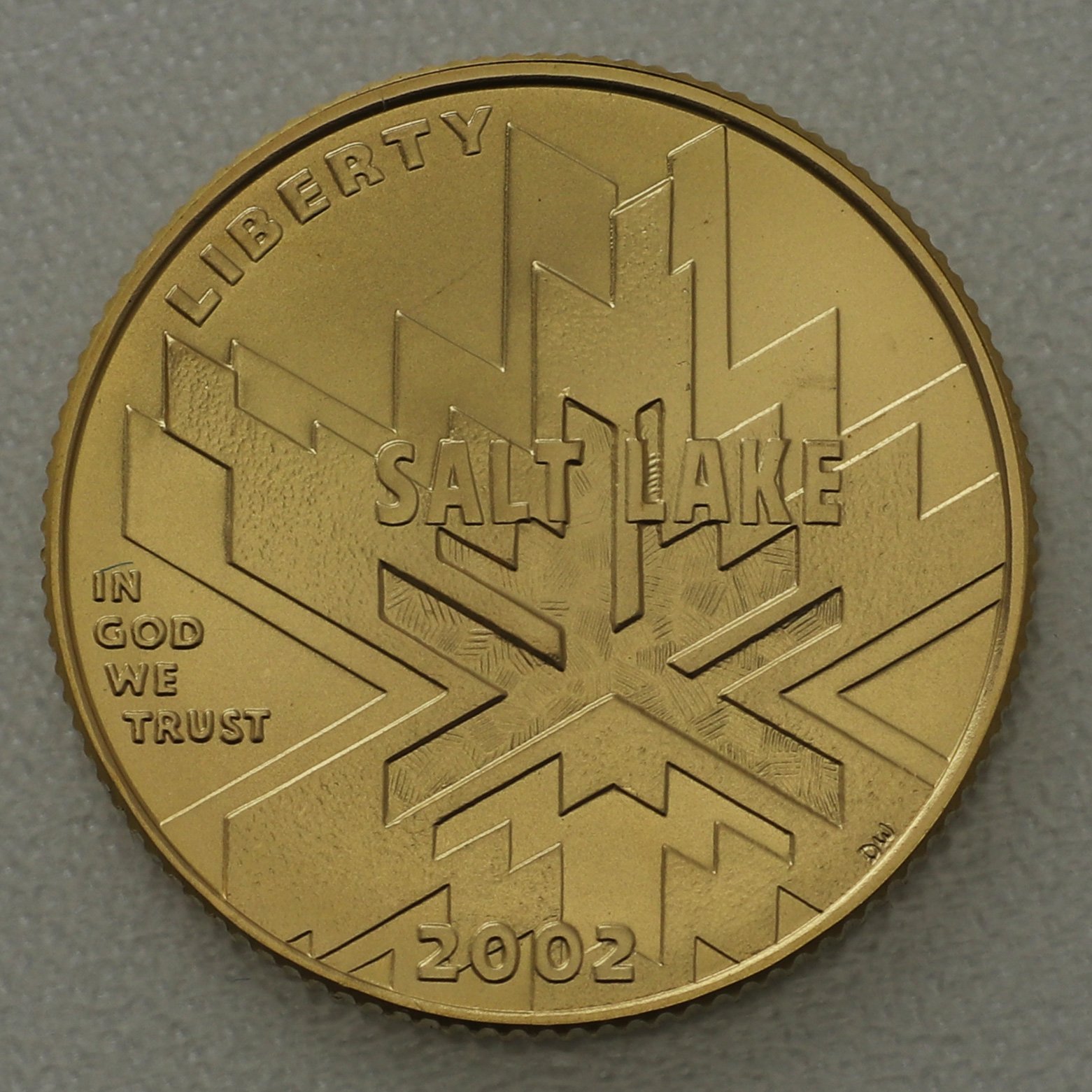 Goldmünze 5 Dollar "Olympic Salt Lake City" 2002 (USA) - Hauptansicht