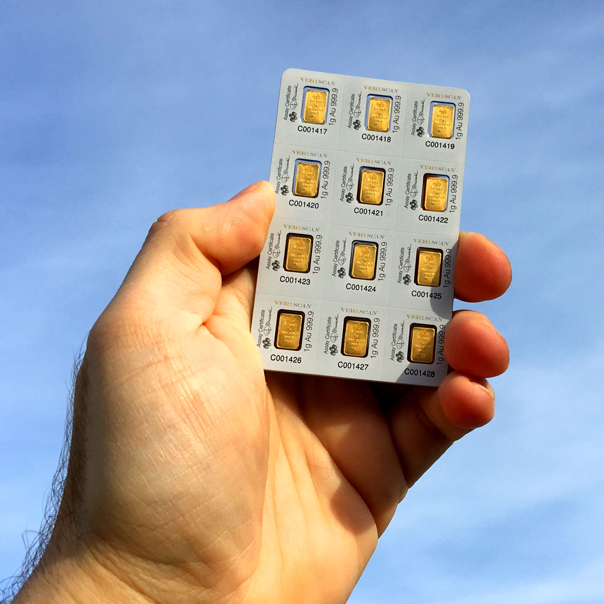 Goldbarren "Multigram" (12x 1g Gold) PAMP - Detailansicht 6