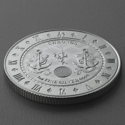 Silbermünze 1oz "Chronos" 2021 (Tokelau) - Miniaturansicht 3