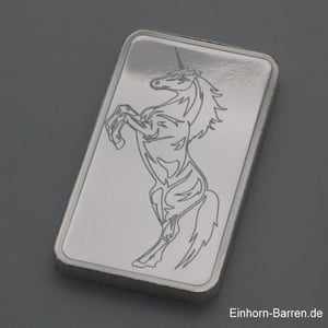 Silberbarren 1oz "Einhorn/Unicorn" ESG - Miniaturansicht 2