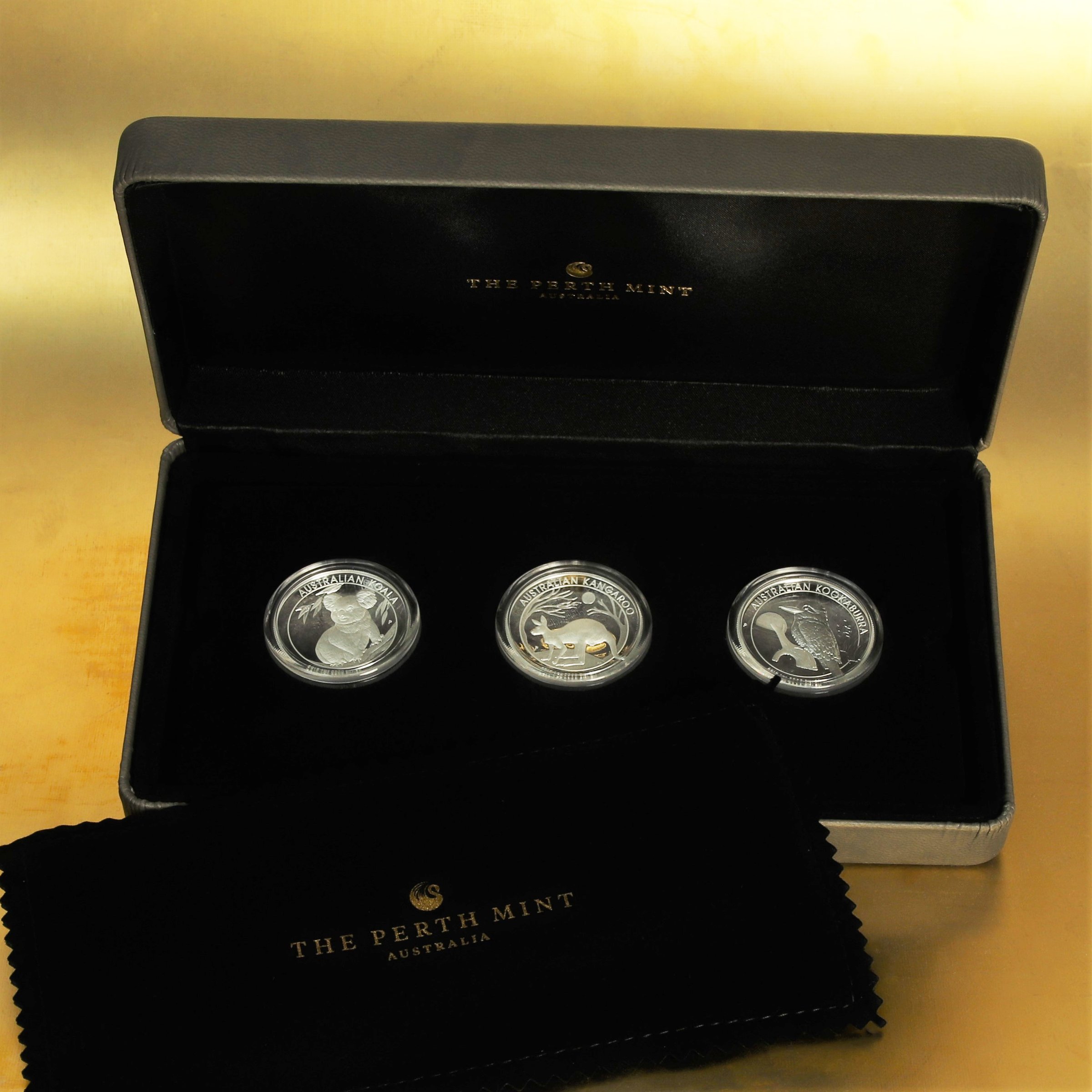 Silbermünze 3 x 1oz "High Relief Collection" 2019 (PP/HR) Känguru, Koala, Kookabura (Australien) - Detailansicht 6
