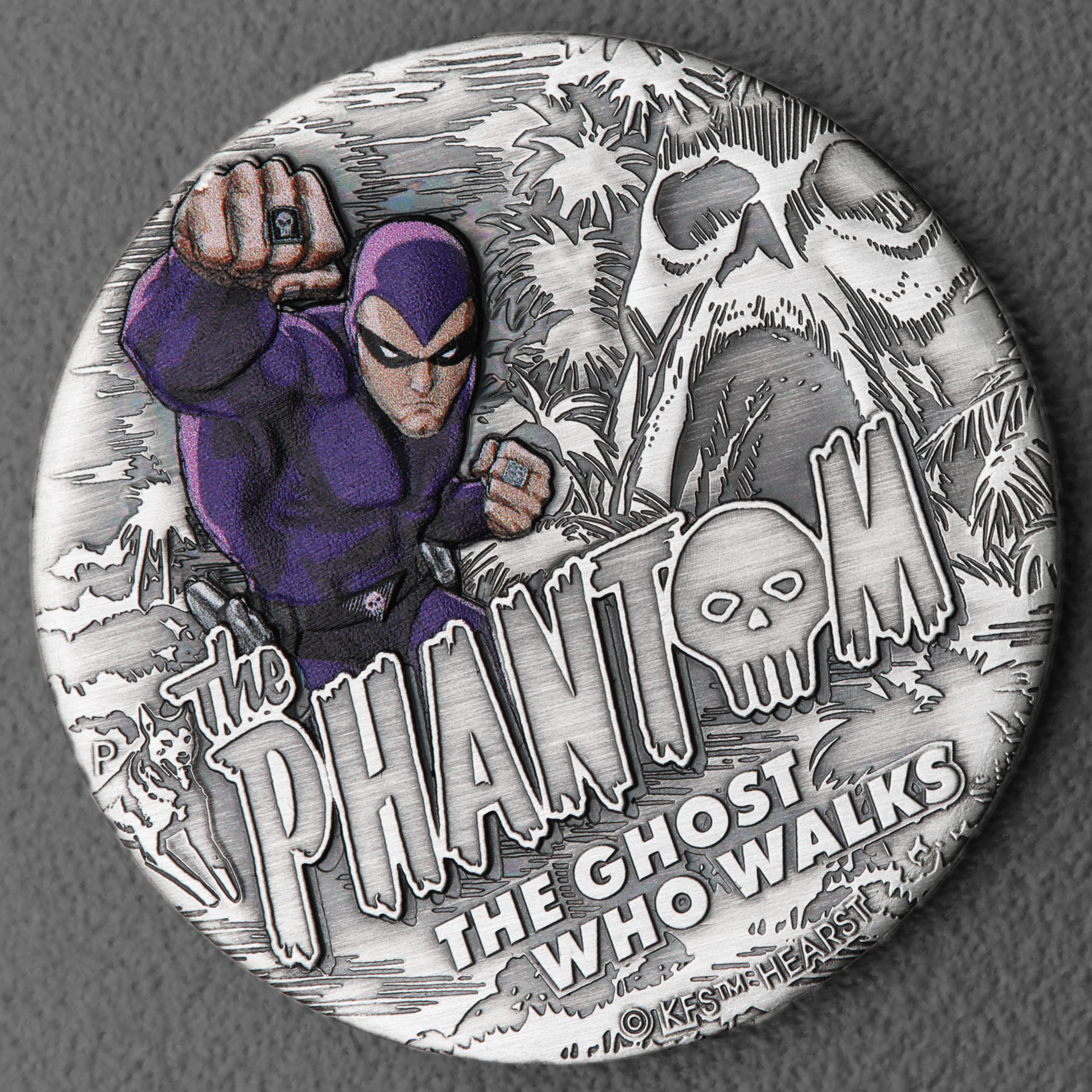 Silbermünze 2oz "The Phantom" 2023 (AF/koloriert) (Tuvalu) - Hauptansicht