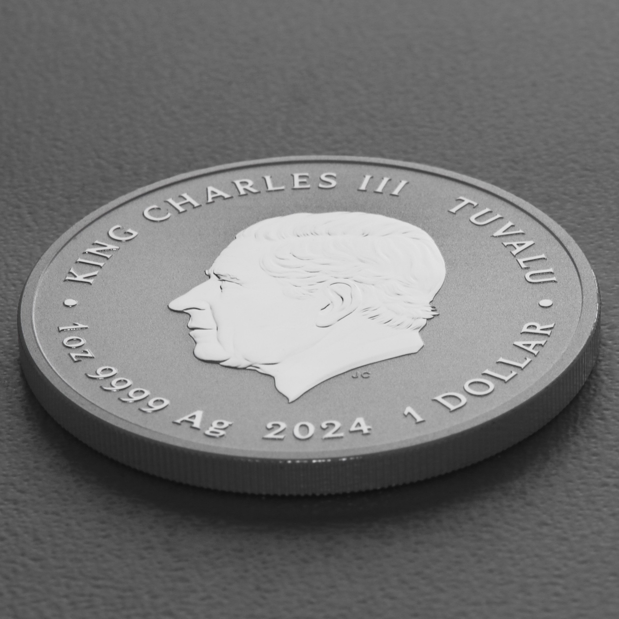 Silbermünze 20 x 1oz "Caritas Omnia Potest" 2024 Ottifanten – Rüsselherde Rüsselfanten (Tuvalu) - Detailansicht 4