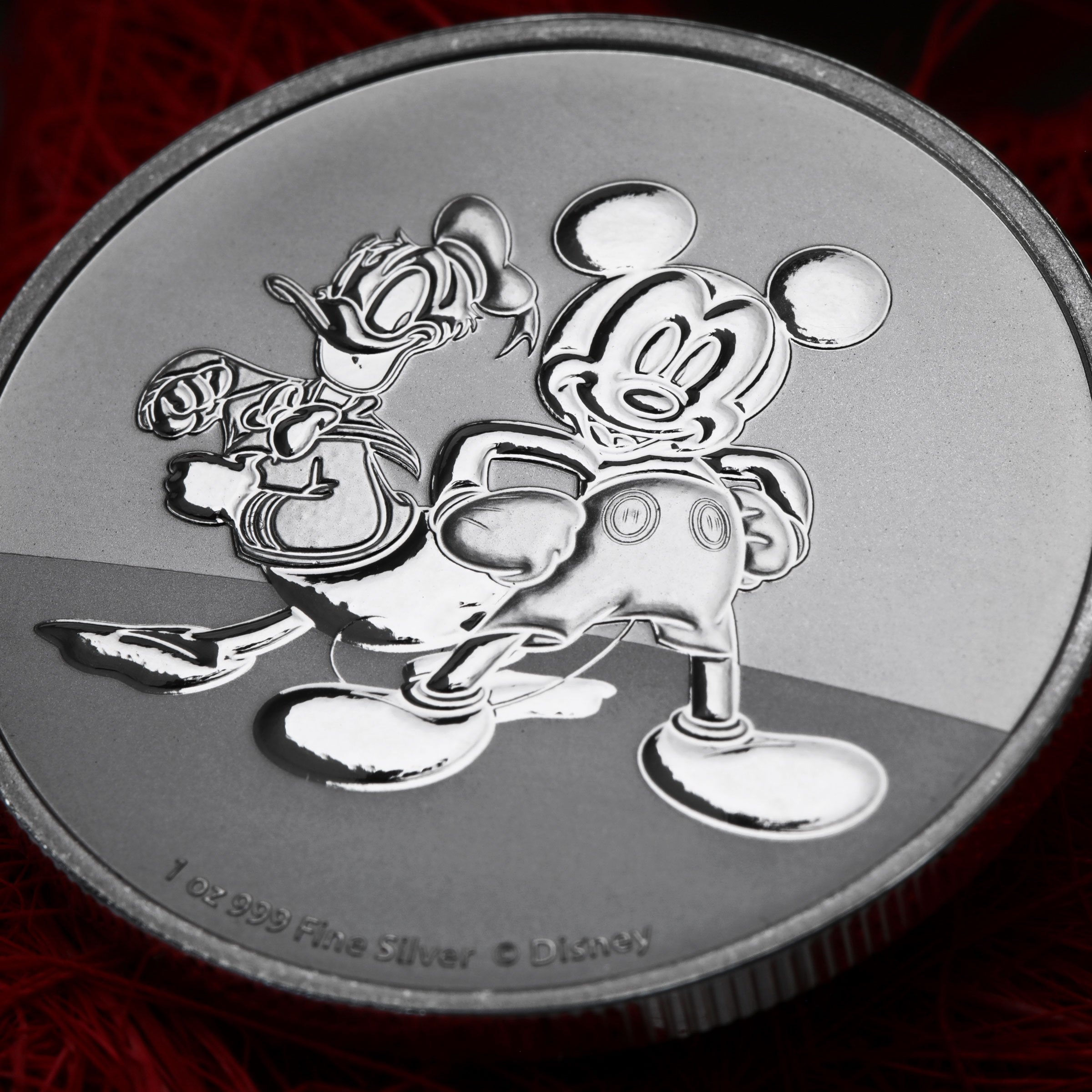 Silbermünze 1oz "Mickey & Donald" 2023 Disney 19% (Niue) - Detailansicht 4