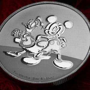 Silbermünze 1oz "Mickey & Donald" 2023 Disney 19% (Niue) - Miniaturansicht 5