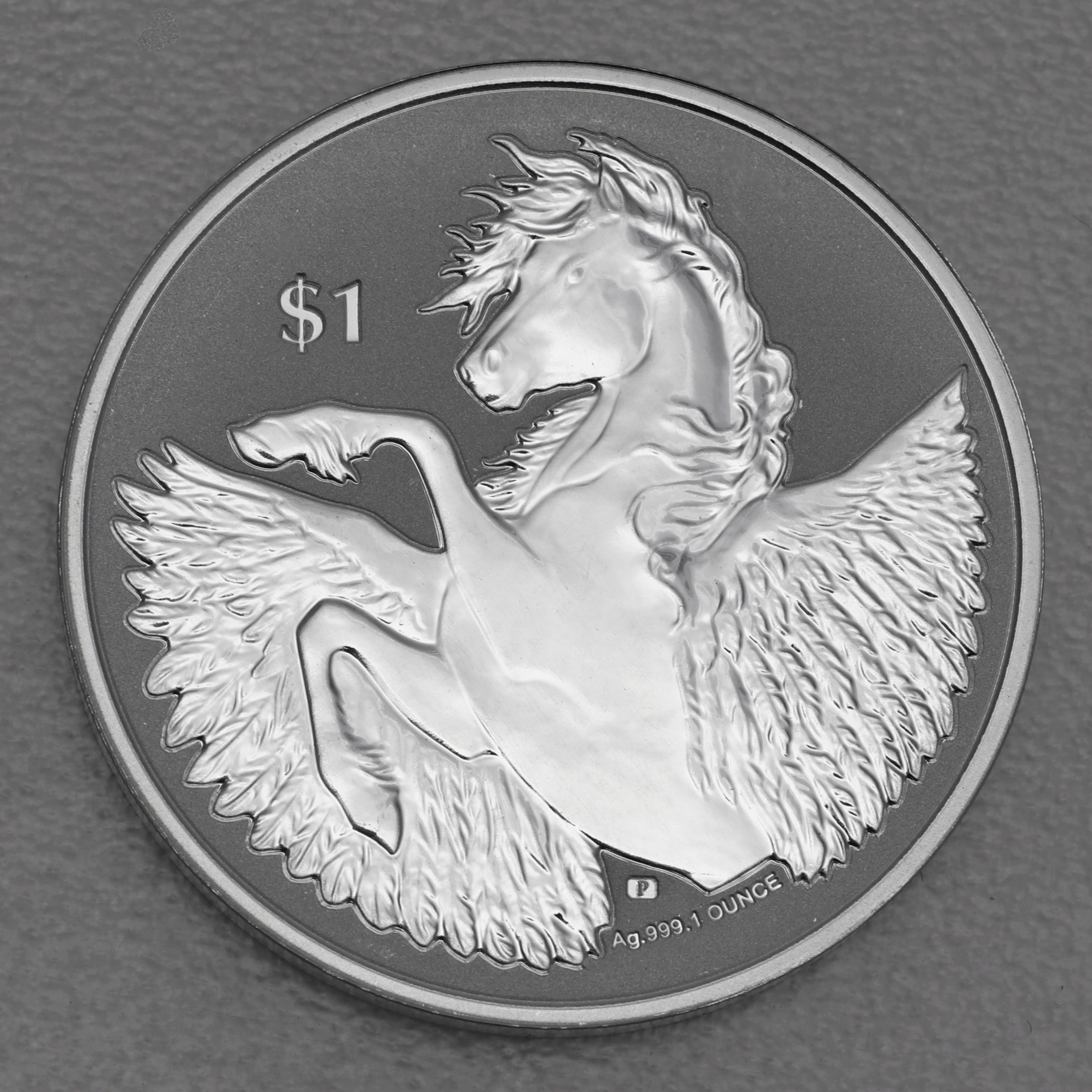 Silbermünze 1oz "Pegasus" 2022 (Reverse frosted) diff. (Britische Jungferninseln) - Hauptansicht