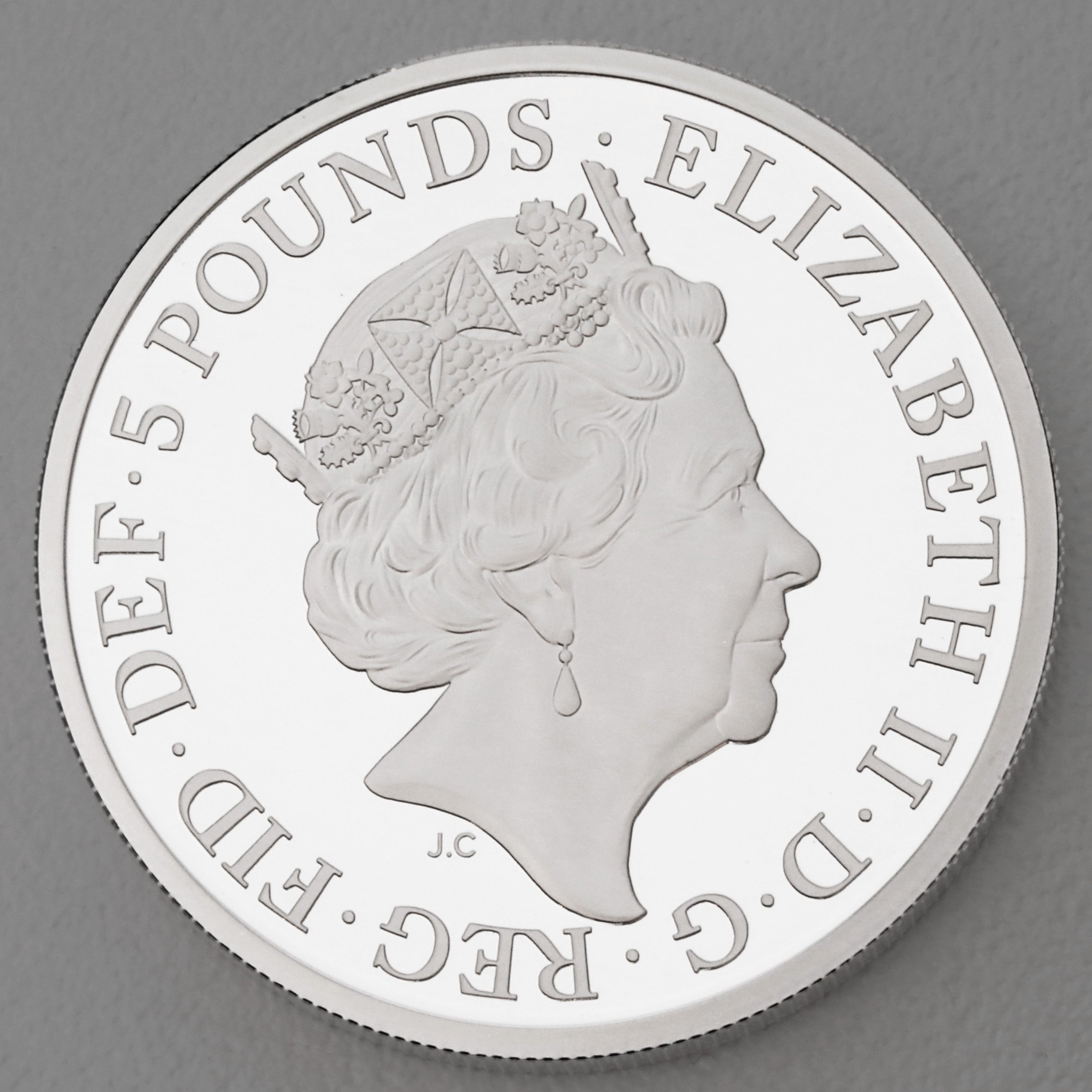 Silbermünze 2oz "Yale of Beaufort" 2023 (PP) Royal Tudor Beasts 19% (Großbritannien) - Detailansicht 1