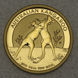 Goldmünze 1/4oz "Känguru" 2010 (Australien) - Hauptansicht