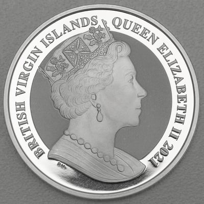 Silbermünze 1oz "Pegasus" 2021 (Britische Jungferninseln) - Miniaturansicht 2